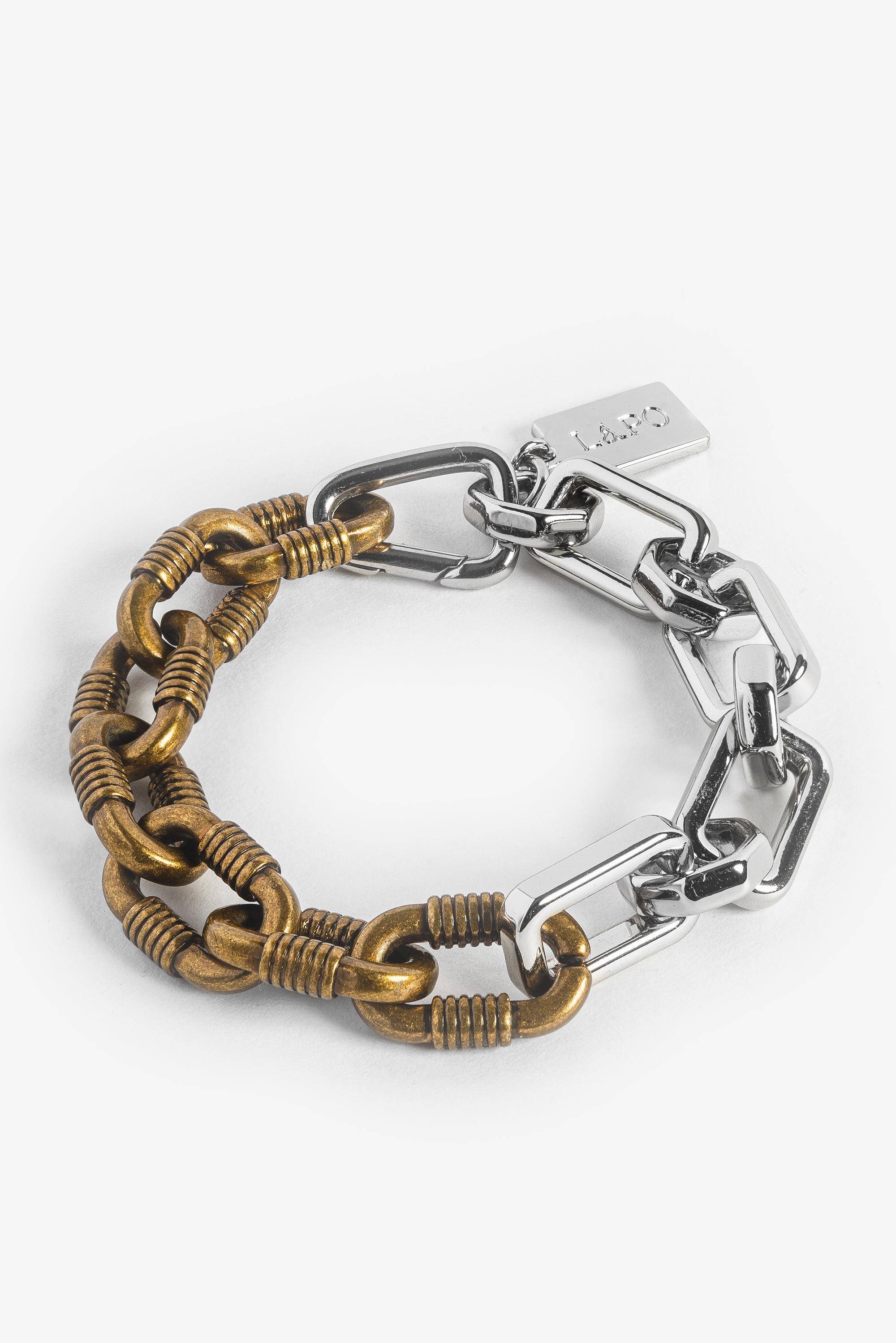 Thebe Silver & Gold Bracelet