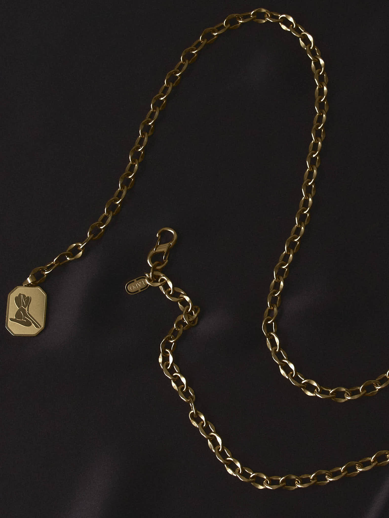 Aminatu Charm Chain Belt - Gold