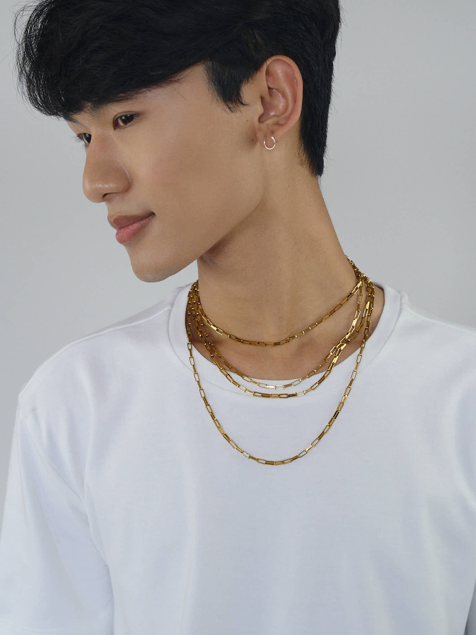 Cipher Chain Necklace - Gold