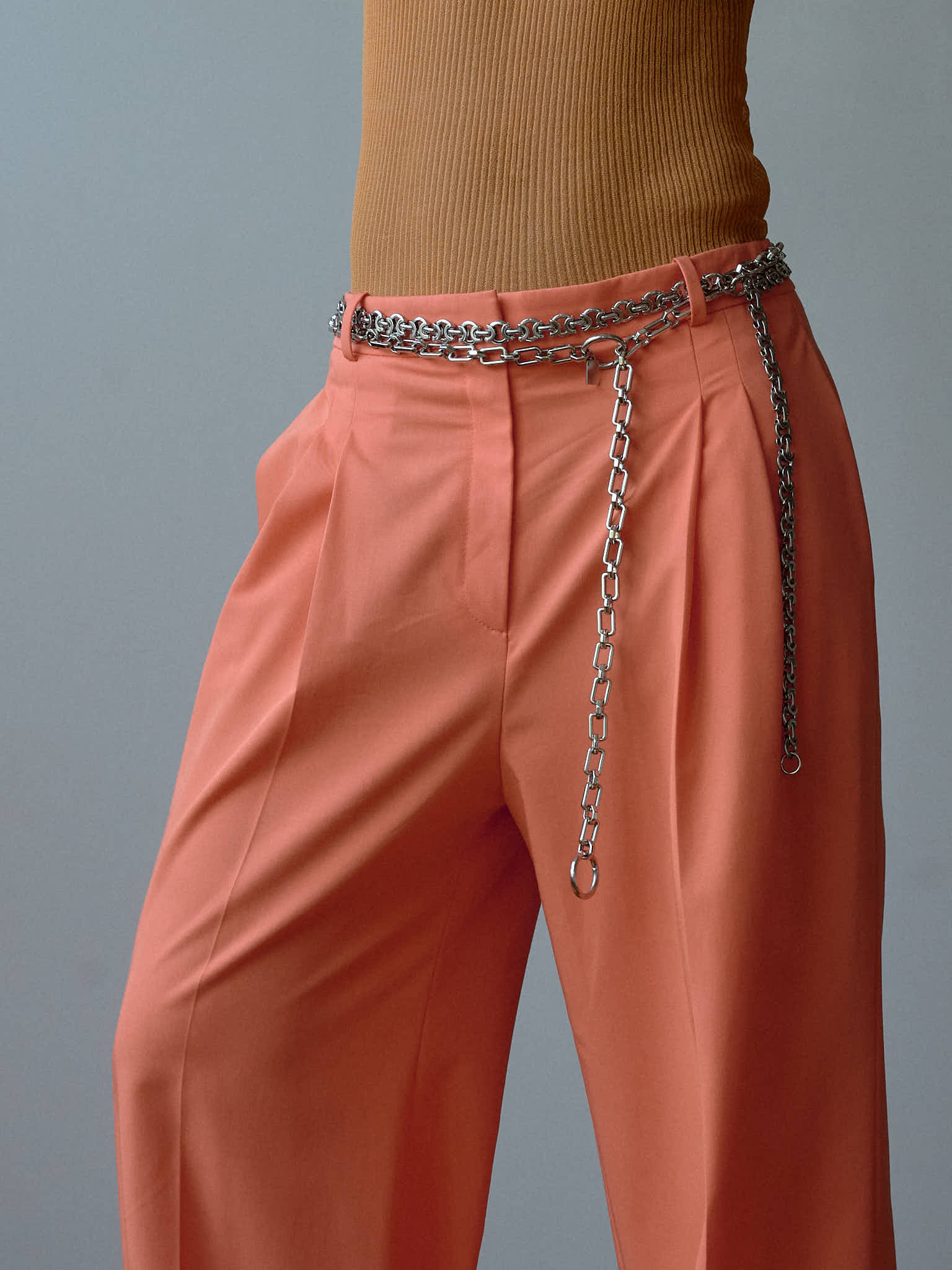 Himalia Silver Chain Belt