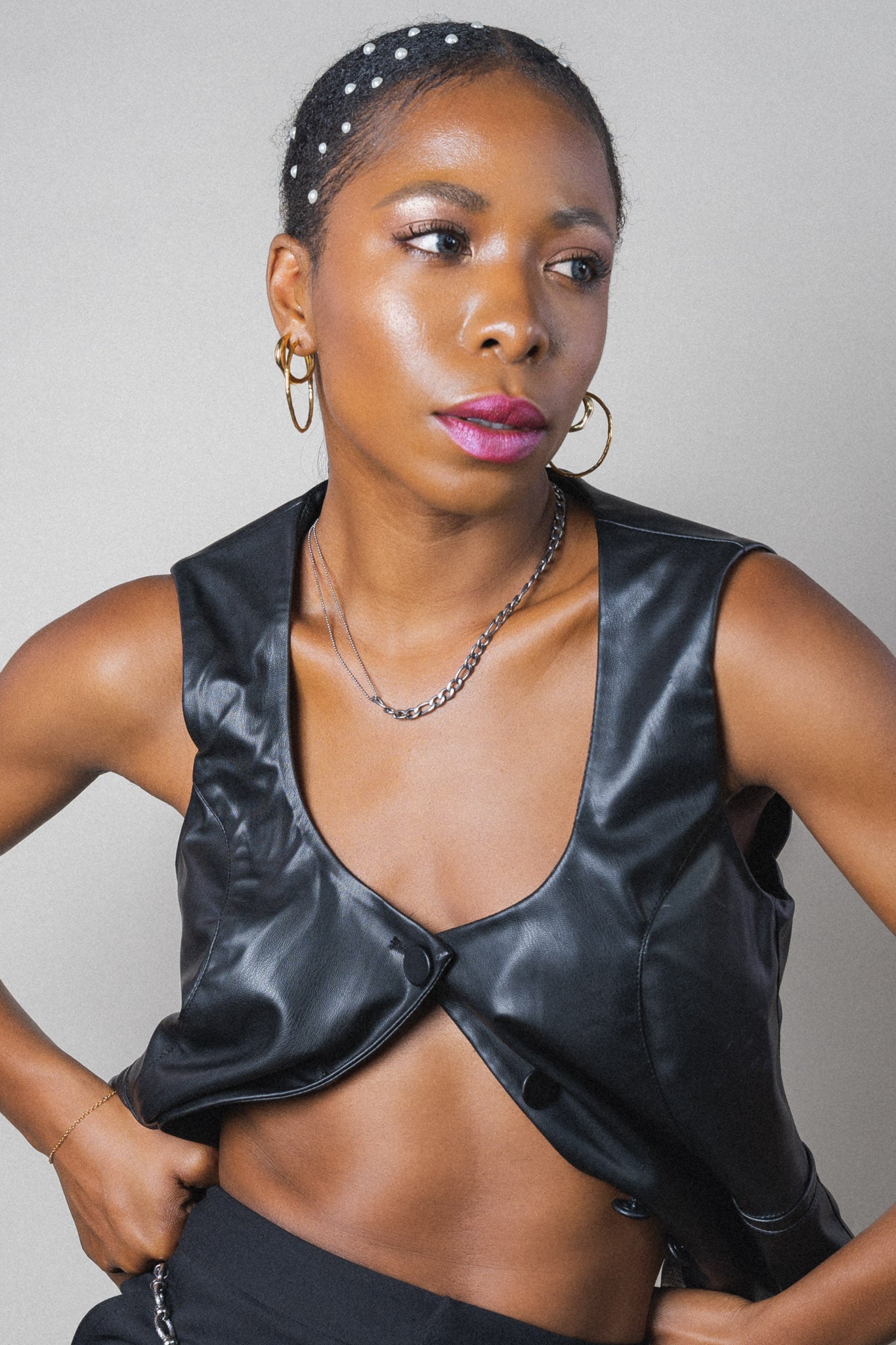 Tiye Necklace - Silver