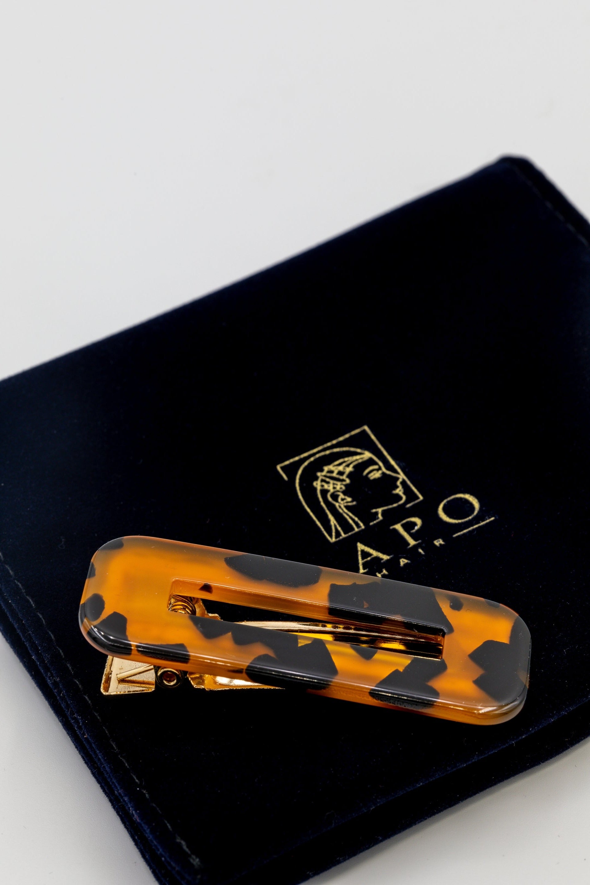 Statice Barrette - Leopard
