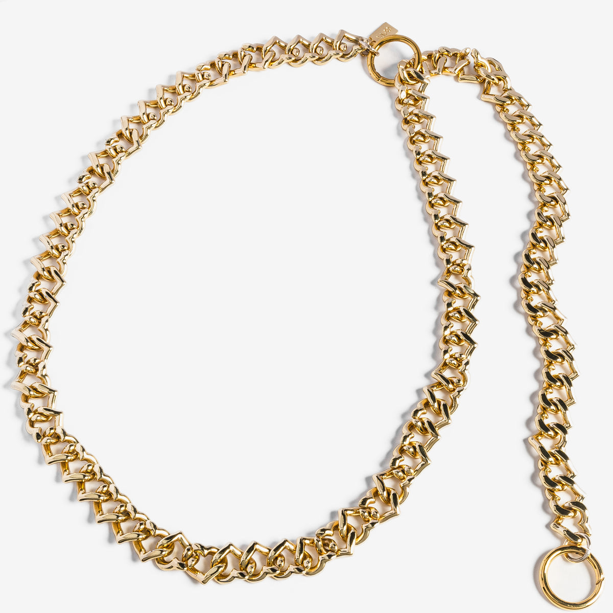 Custom Monogram Chain Belt - Gold Gold / Callisto / 6