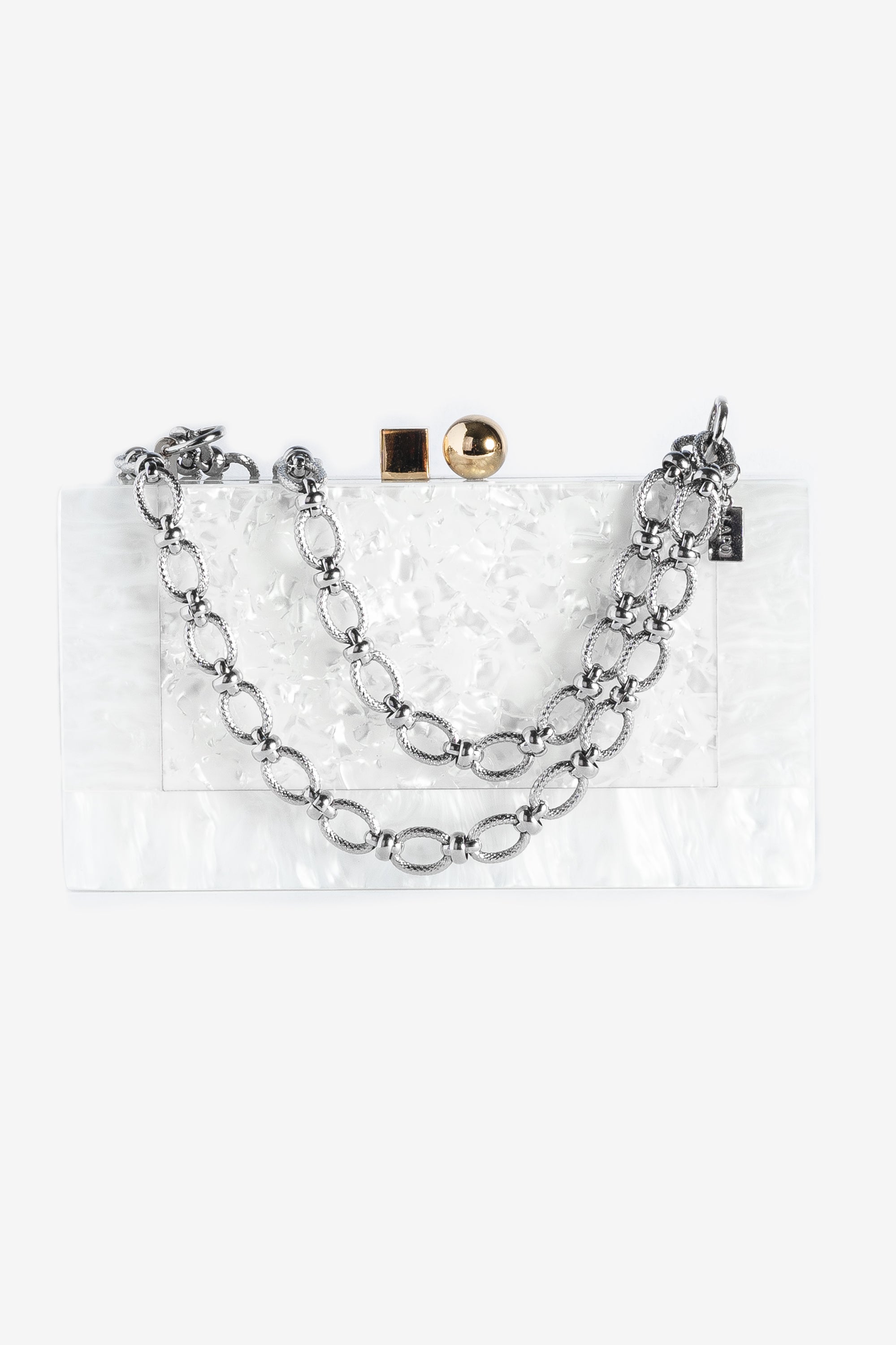 Nebula Silver Bag Chain