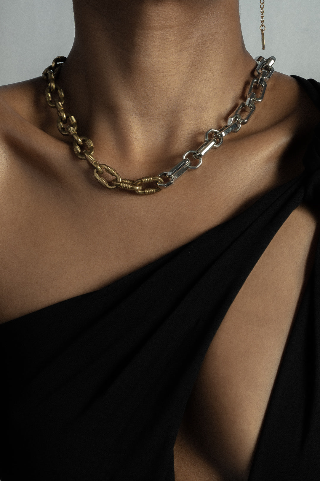 Thebe Silver & Gold Necklace