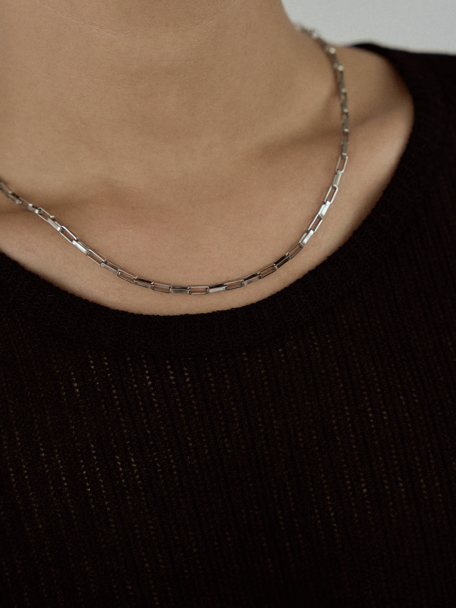 Cipher Silver Necklace