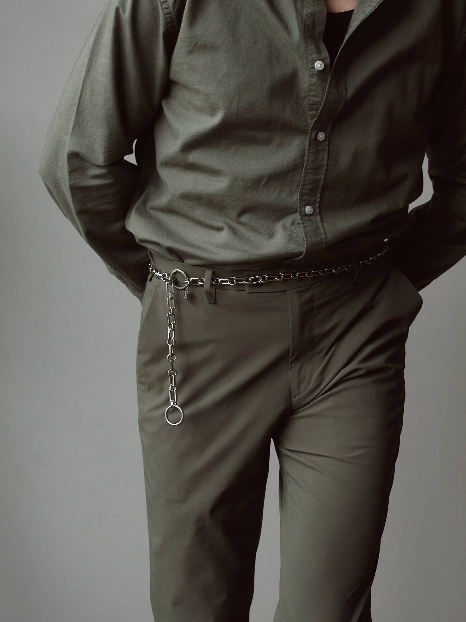 Himalia Silver Chain Belt