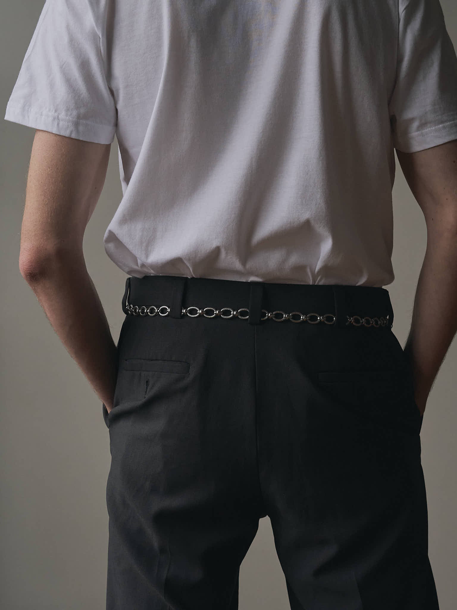 Nebula Silver Chain Belt