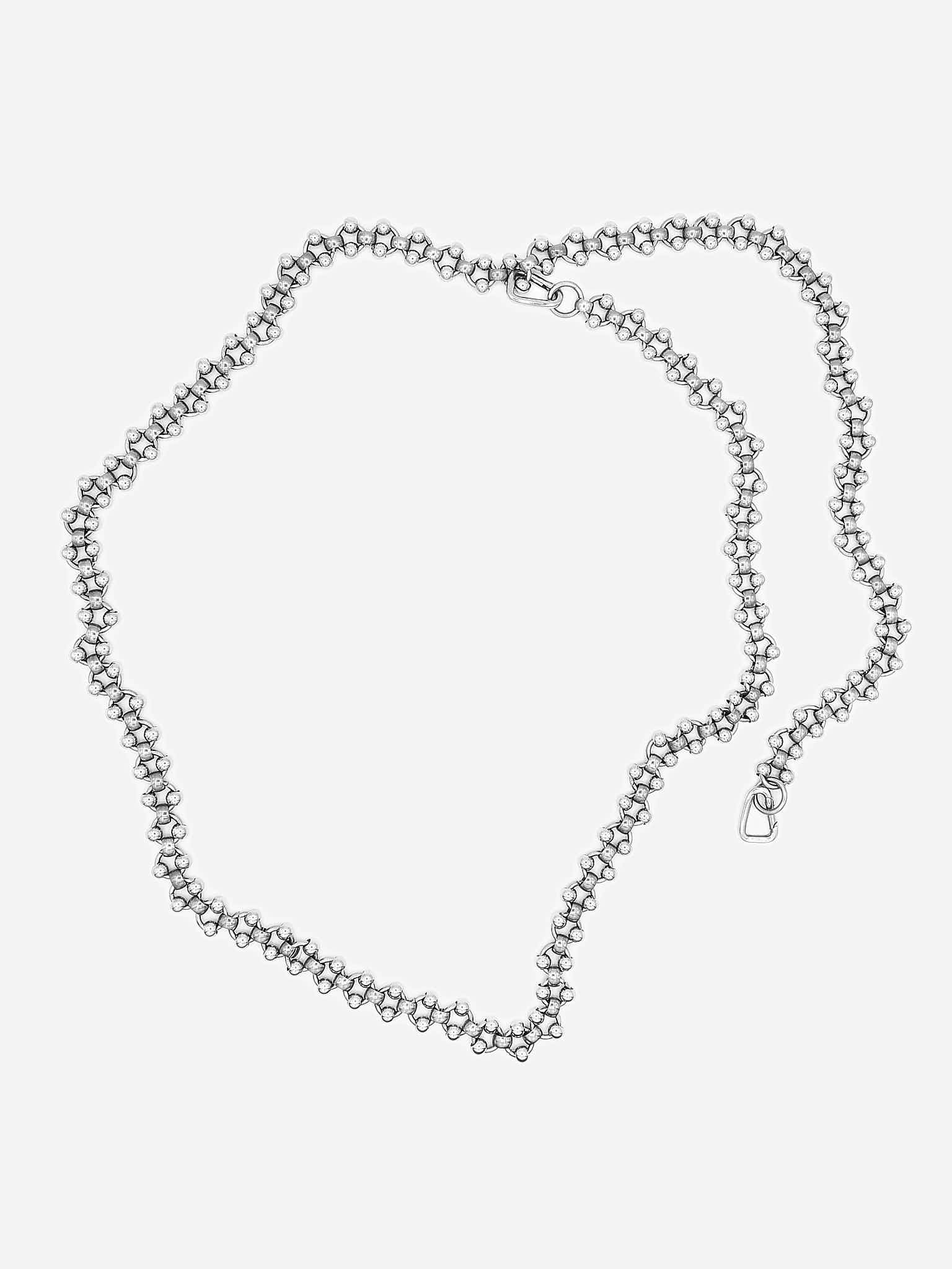 Nova Silver Chain Belt