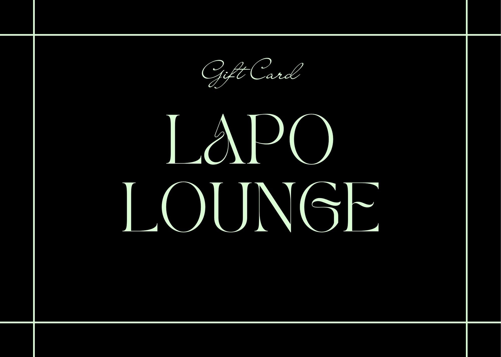 Lapo Lounge Digital Gift Card
